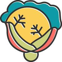 Cabbage Vector Icon