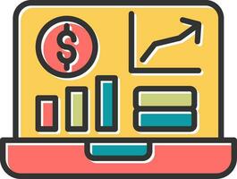 rentable vector icono