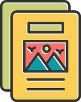 Brochure Vector Icon