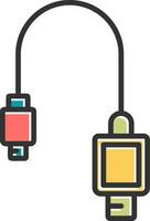 Usb Cable Vector Icon