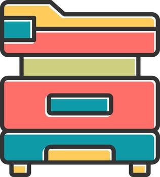 multifunción impresora vector icono