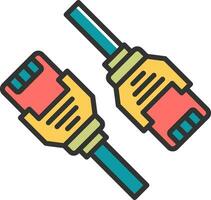 Network Cable Vector Icon