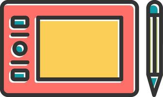 Graphic Tablet Vector Icon