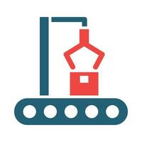 Machinery Vector Glyph Two Color Icon For Personal And Commercial Use.