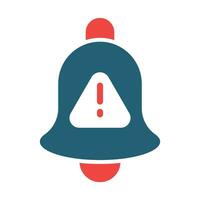 Interruption Vector Glyph Two Color Icon For Personal And Commercial Use.
