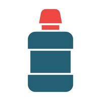 Mouthwash Vector Glyph Two Color Icon For Personal And Commercial Use.