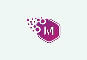 Abstract M letter modern initial lettermarks logo design vector