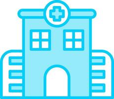 icono de vector de hospital