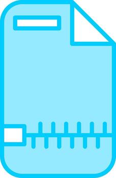 Zip File Vector Icon