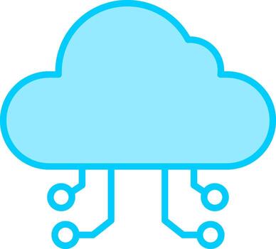 Cloud Computing Vector Icon