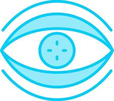 Bionic Contact Lens Vector Icon