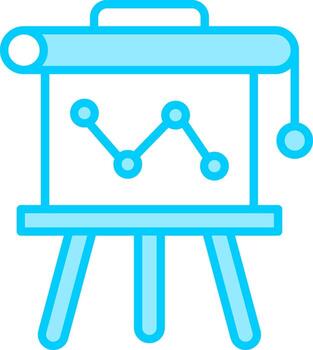 icono de vector de presentación