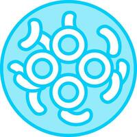 Gloeocapsa Cyanobacteria Vector Icon