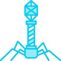 Bacteriophage Vector Icon
