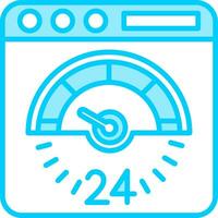 speed test Vector Icon