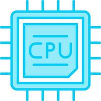 icono de vector de cpu