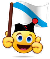 emoji. illustrazione di un' carino cartone animato Spagna, Galizia png