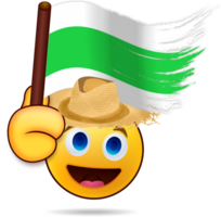 emoji. illustratie van een schattig tekenfilm Spanje, Galicië png