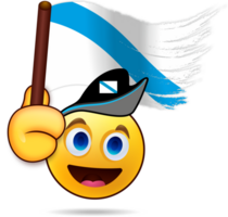 emoji. illustratie van een schattig tekenfilm Spanje, Galicië png