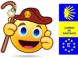 emoji. illustratie van een schattig tekenfilm Spanje, Galicië png