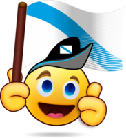 Emoji. Illustration von ein süß Karikatur Spanien, Galicien png