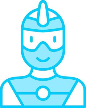 superhéroe vector icono