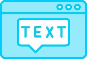 Text Vector Icon