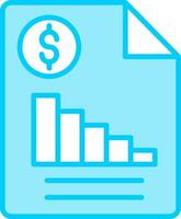 Financial Report Vector Icon