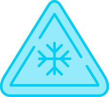 hielo firmar vector icono