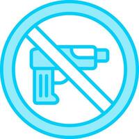 No Weapons Vector Icon