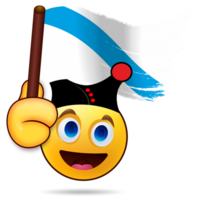 emoji. ilustração do uma fofa desenho animado Espanha, galicia png