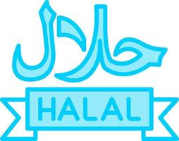 icono de vector halal