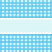 Vector card with blue checkered background