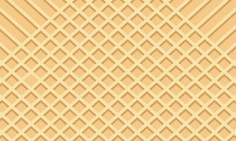 Vector seamless realistic wafer pattern wafer background ice cream cone vector texture sweet dessert