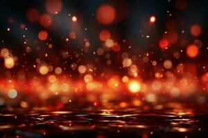 ai generativo fondo con iluminación de rojo focos para volantes realista imagen ultra hd alto diseño foto