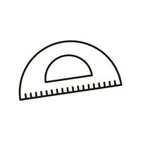 Vector exquisite ruler for distinctive markings icon vector template flat