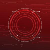 Vector technological background with abstract shapes