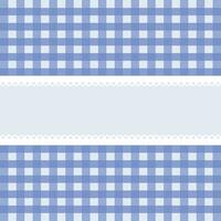 Vector card with blue checkered background illustration