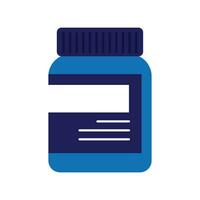 Vector a jar with medicine pills and pills medical kit concepts can be used for web mobile devices