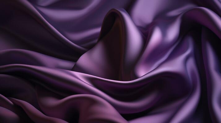 A red silk cloth is draped over a table with soft light on it