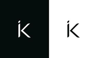 IK KI I K Initial Letter Luxury-Premium Logo. vector