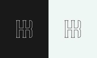 HK KH H K Initial Letter Luxury-Premium Logo. vector