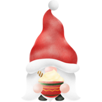 encantador navidad gnomo png