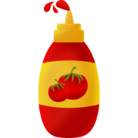 un botella de tomate salsa png