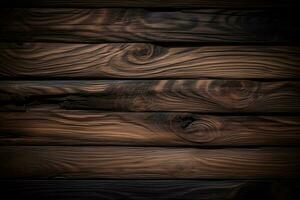 Moody Wood Dark Wooden Texture for Dramatic Design. created with Generative AI photo