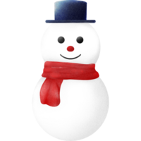 adorável neve homem png