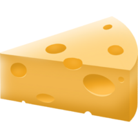 un trozo de queso png