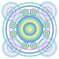 armonía de circulo colores png