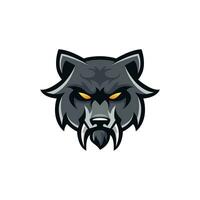 Wolf Mascot Logo Design Vector Template