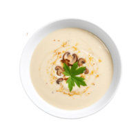 Bowl of seafood isolated on transparent background AI Generative png